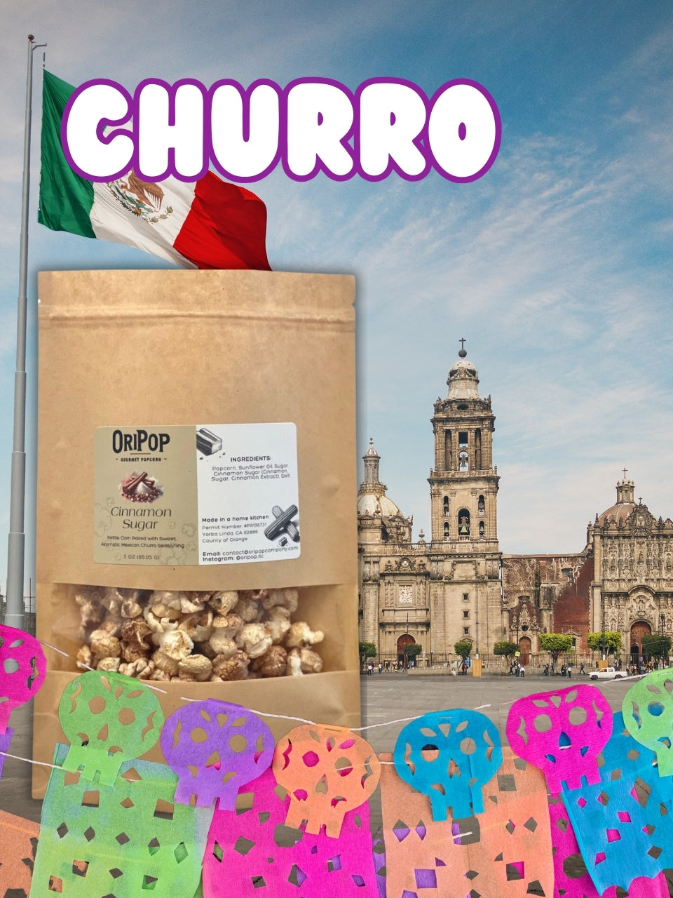 Churro Popcorn